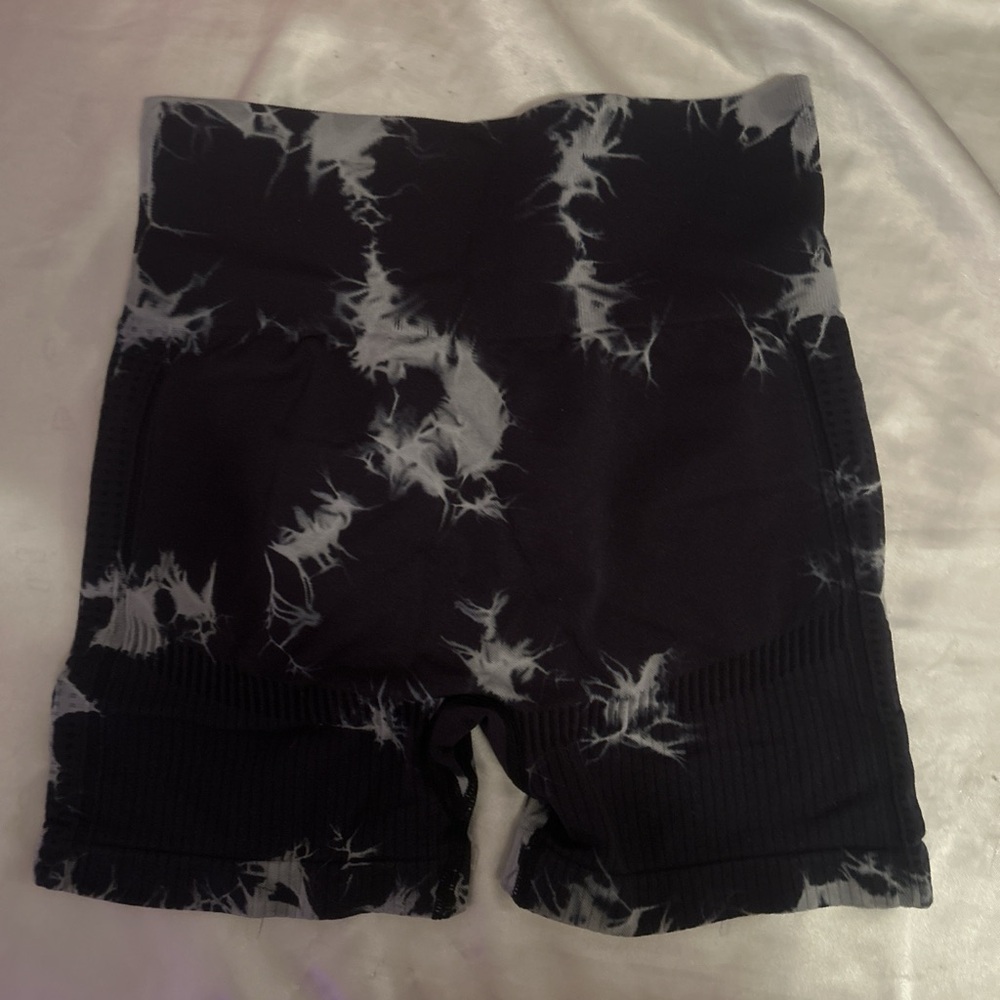 SHEIN Black and Gray Athletic Shorts